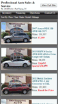 Mobile Screenshot of professionalautosalesin.com